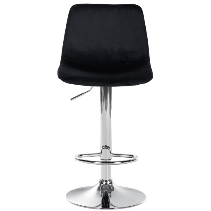 Barhocker Divo Samt Chrom