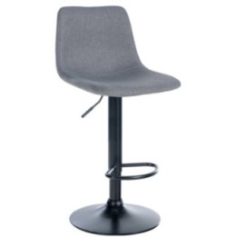 Barhocker Divo Stoff Schwarz