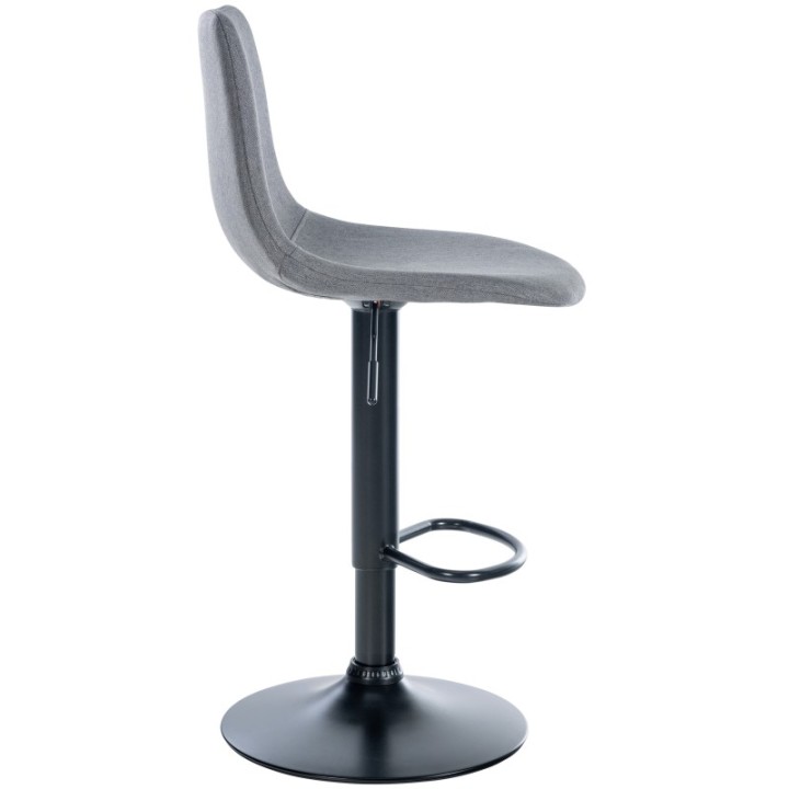 Barhocker Divo Stoff Schwarz