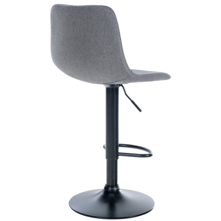 Barhocker Divo Stoff Schwarz