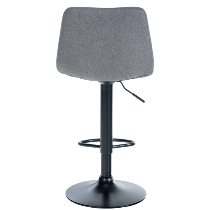 Barhocker Divo Stoff Schwarz