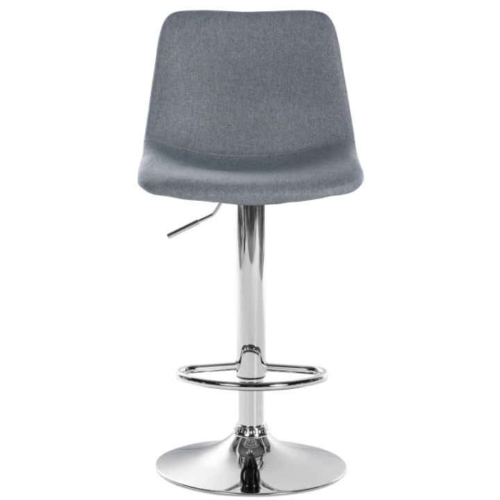 Barhocker Divo Stoff Chrom