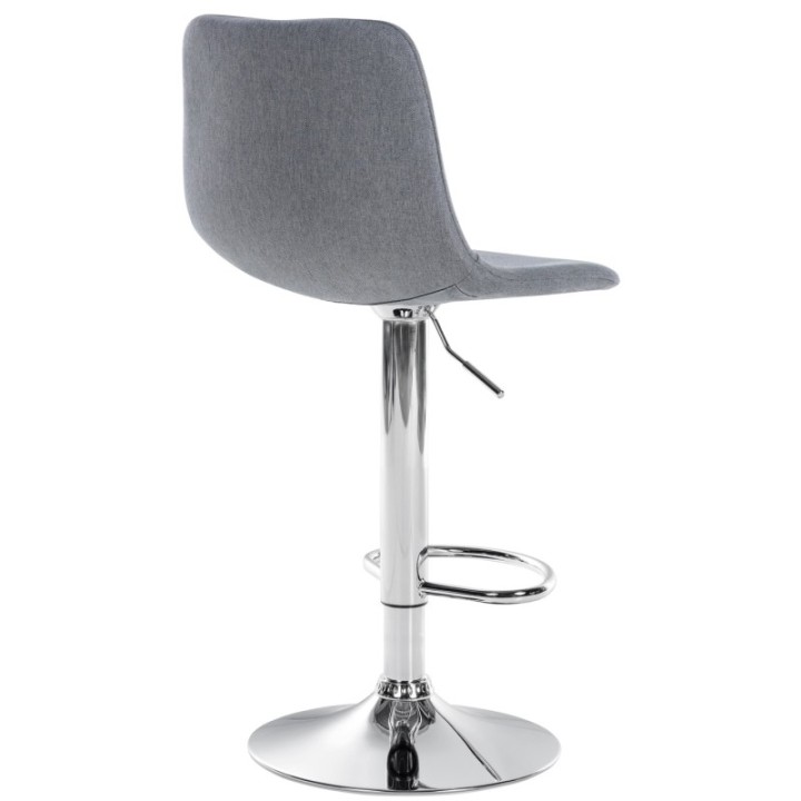 Barhocker Divo Stoff Chrom