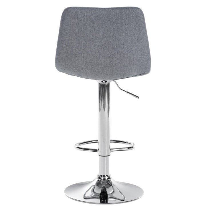 Barhocker Divo Stoff Chrom