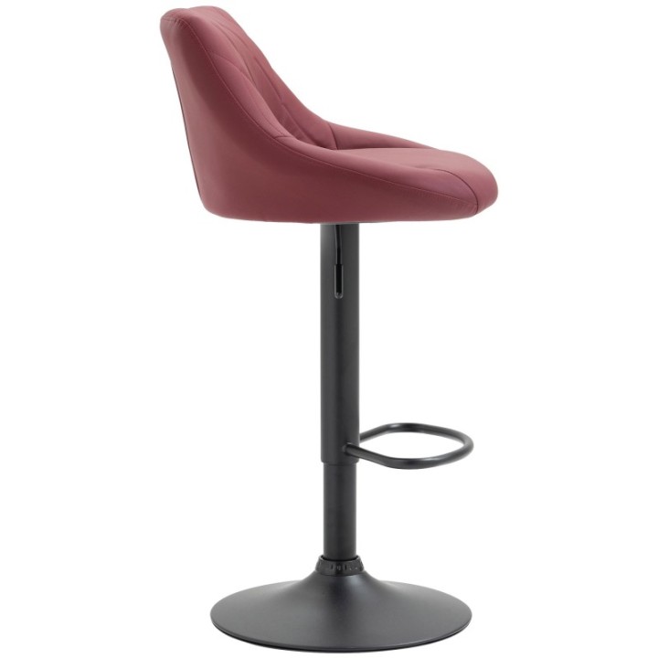 Barhocker Lazio Kunstleder schwarz