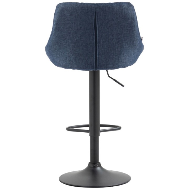 Barhocker Lazio Stoff schwarz