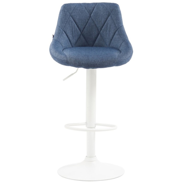 Barhocker Lazio Stoff weiß