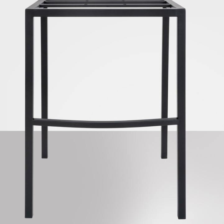 Barhocker Damaso B Filz mit 4-Fuß Gestell