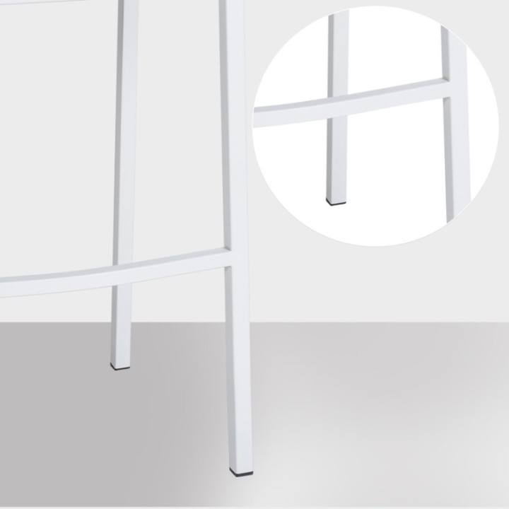 Barhocker Damaso W Filz mit 4-Fuß Gestell