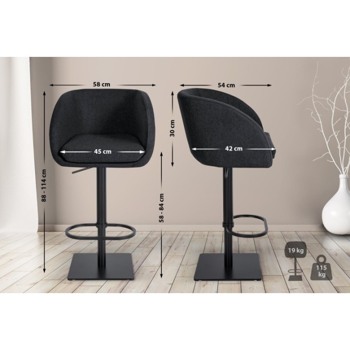 Barhocker Gambo B Filz