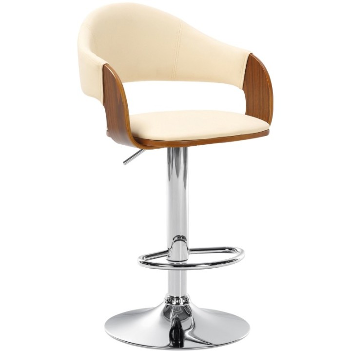 Barhocker Nilse Kunstleder chrom