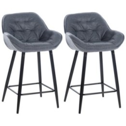 2er Set Barhocker Gibson Stoff 