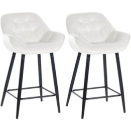 2er Set Barhocker Gibson 76 Samt