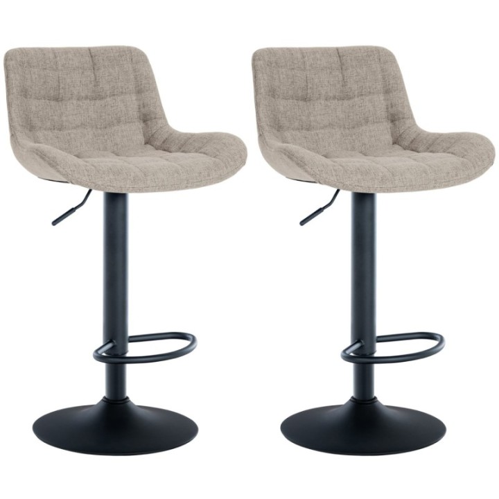 2er Set Barhocker Tover Stoff