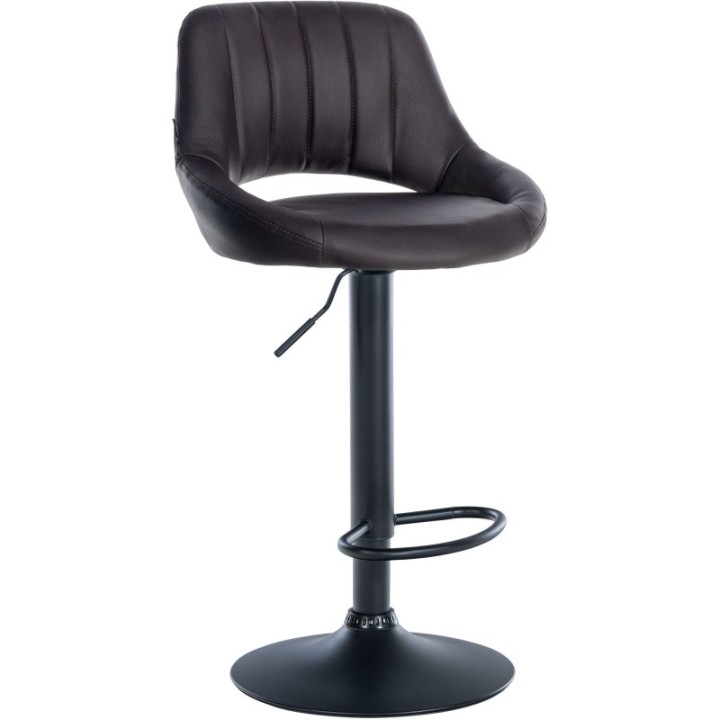 Barhocker Milet Kunstleder schwarz