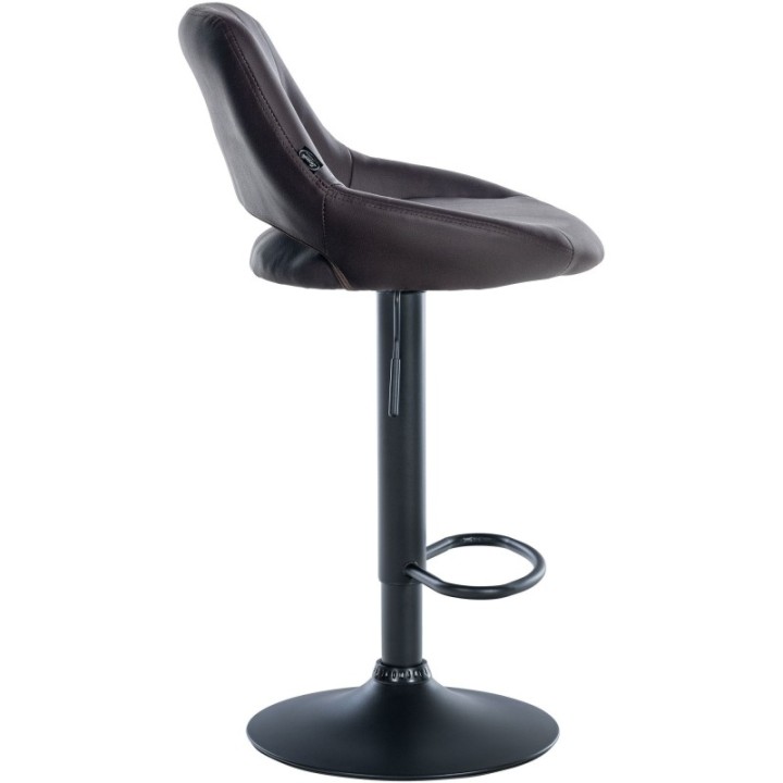Barhocker Milet Kunstleder schwarz