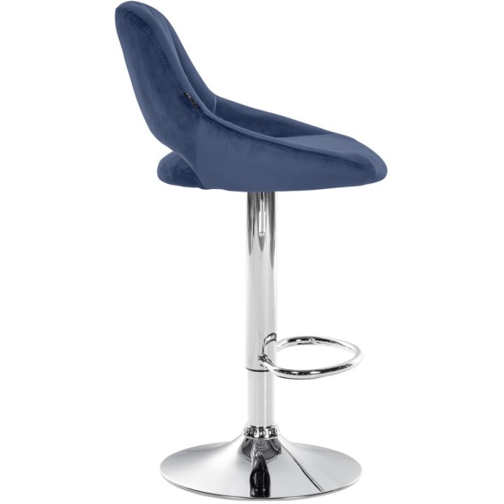 Barhocker Milet Samt chrom