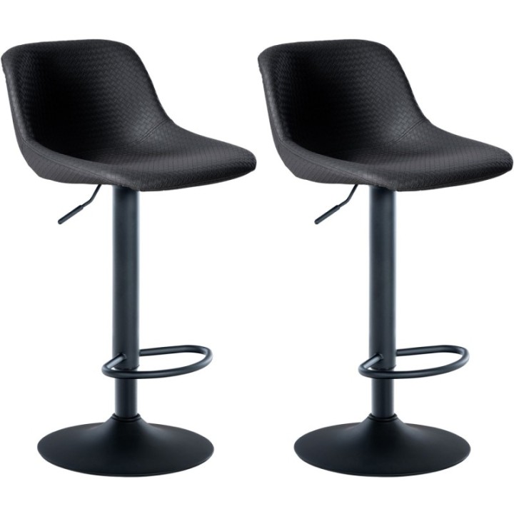 2er Set Barhocker Loft Kunstleder