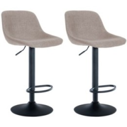2er Set Barhocker Loft Stoff