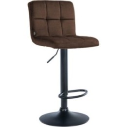 Barhocker Peru Samt schwarz