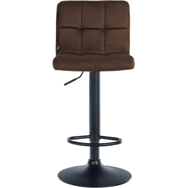 Barhocker Peru Samt schwarz