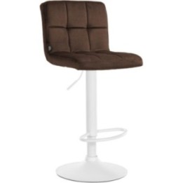 Barhocker Peru Samt weiß