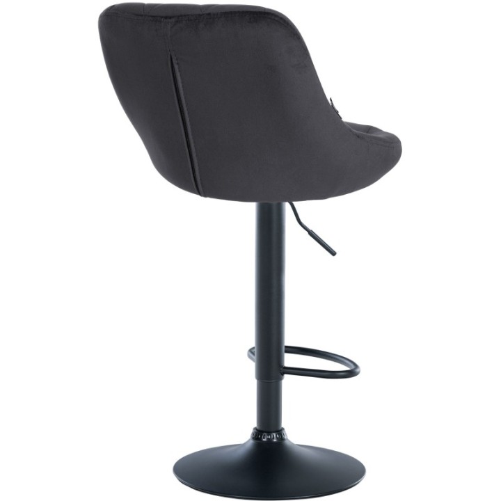 Barhocker Lazio Samt schwarz