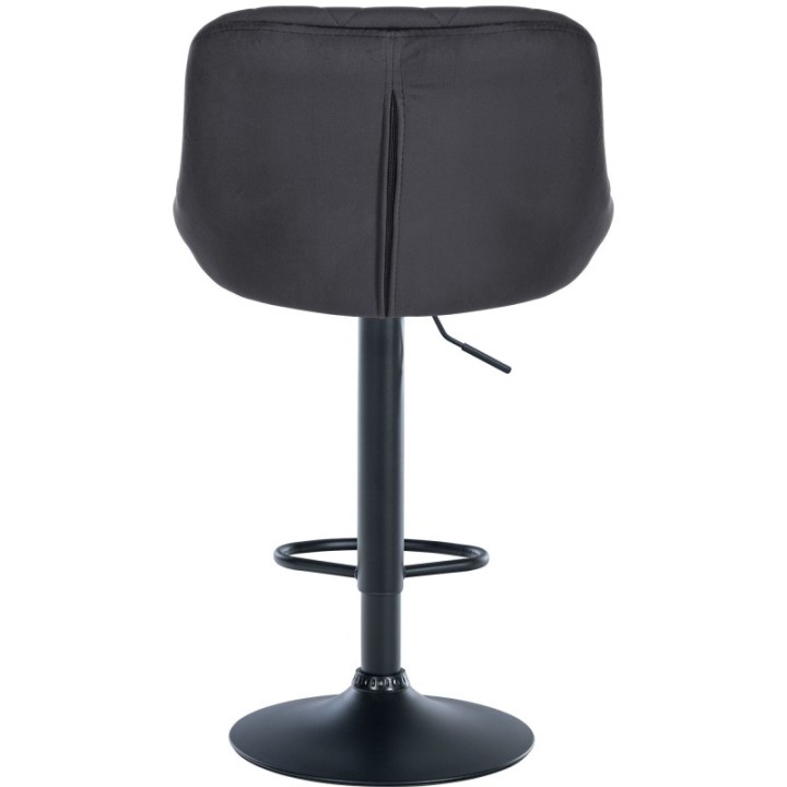 Barhocker Lazio Samt schwarz