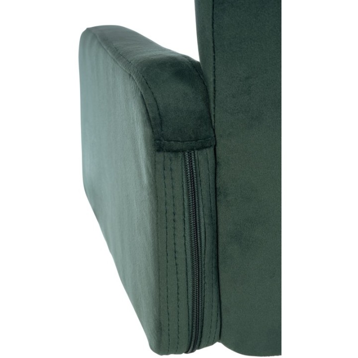 Barhocker Los Angeles Samt schwarz