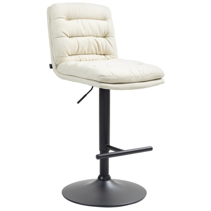 Barhocker Damar Stoff schwarz