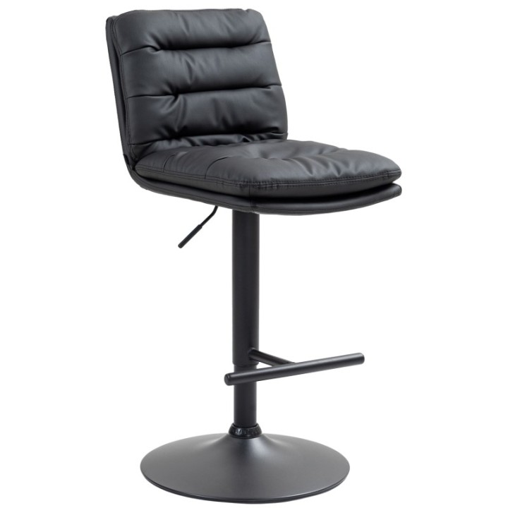 Barhocker Damar Kunstleder schwarz