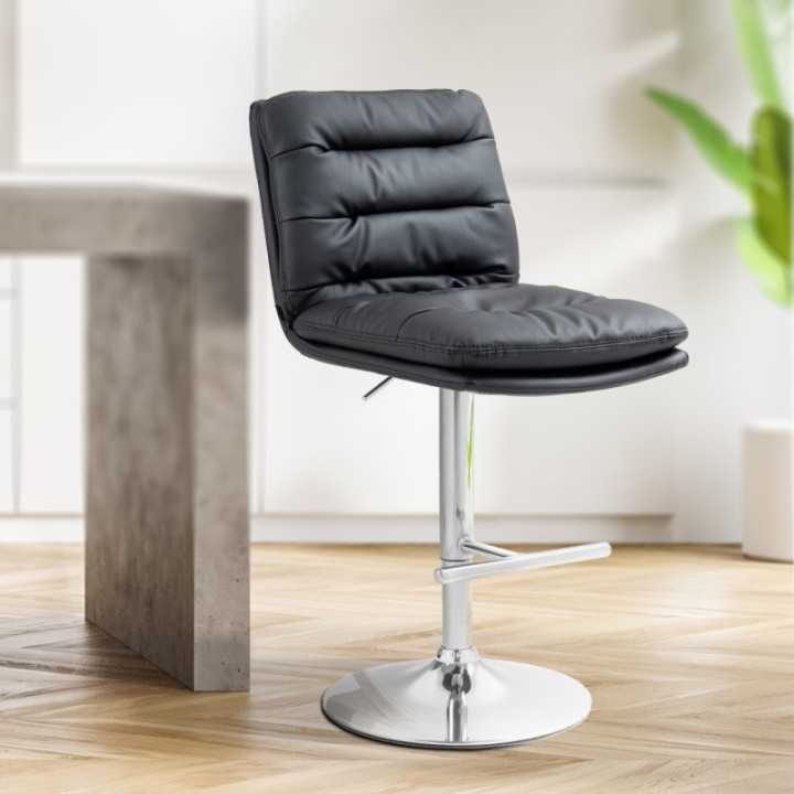 Barhocker Damar Kunstleder chrom