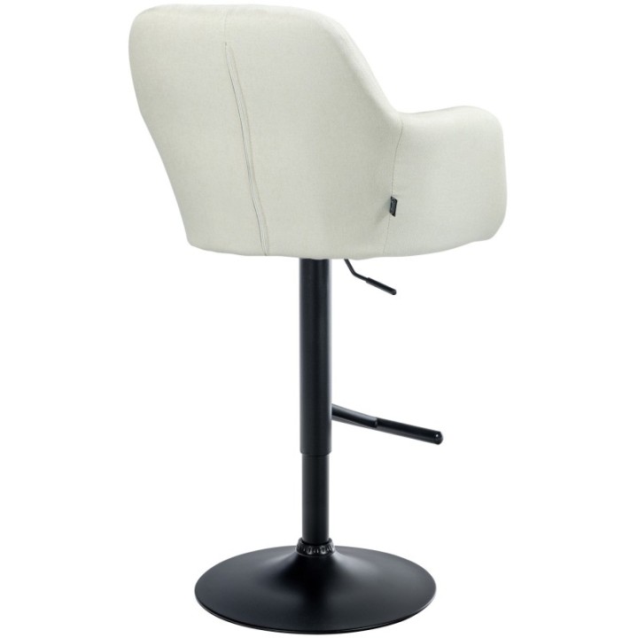 Barhocker Natoma Stoff schwarz