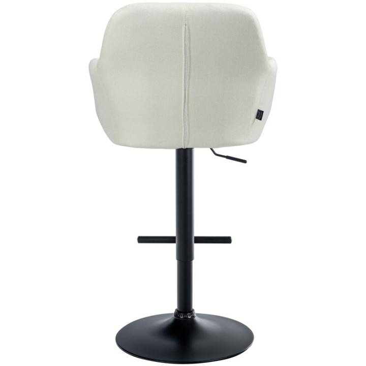 Barhocker Natoma Stoff schwarz