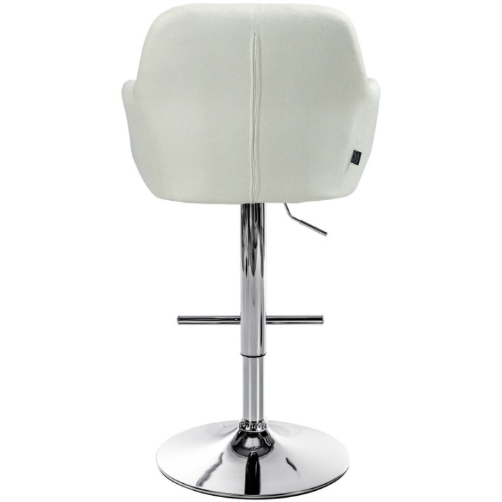 Barhocker Natoma Stoff chrom
