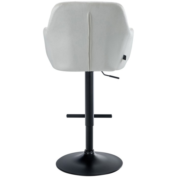 Barhocker Natoma Samt schwarz