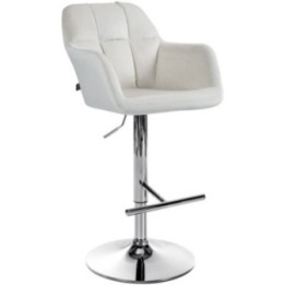Barhocker Natoma Samt chrom