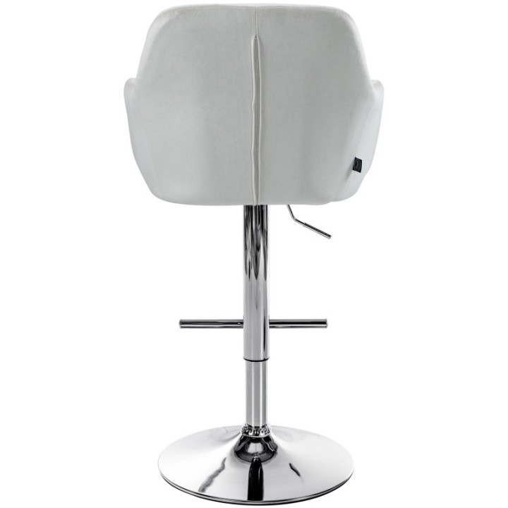 Barhocker Natoma Samt chrom
