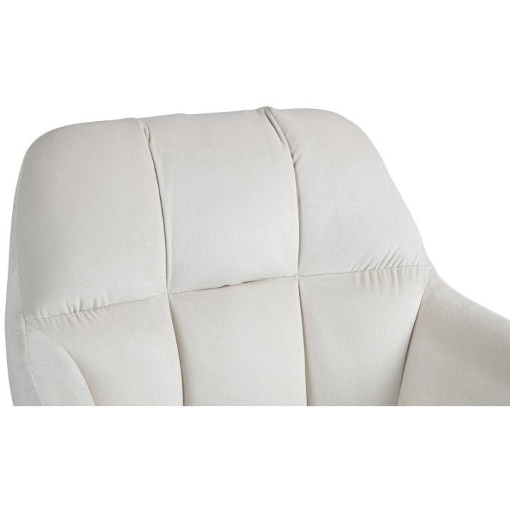 Barhocker Natoma Samt weiß