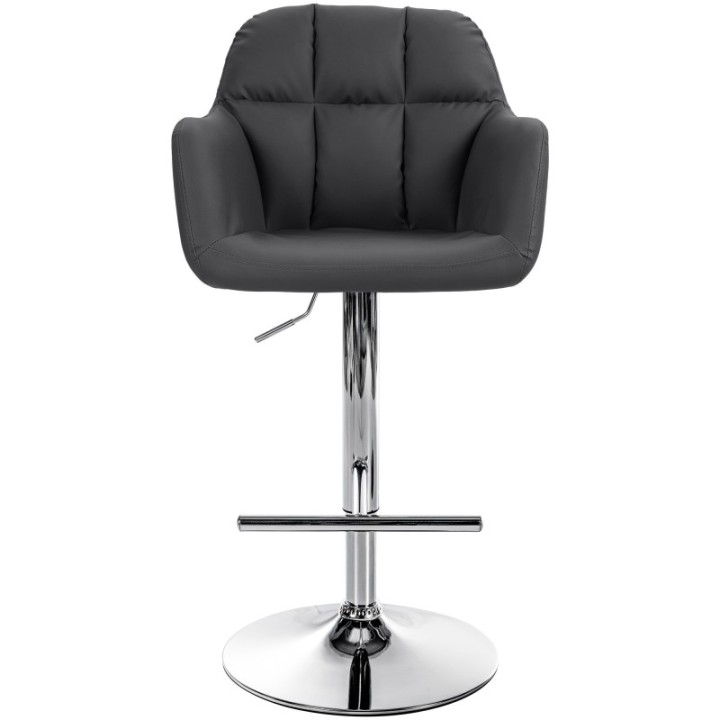 Barhocker Natoma Kunstleder chrom