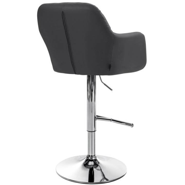 Barhocker Natoma Kunstleder chrom