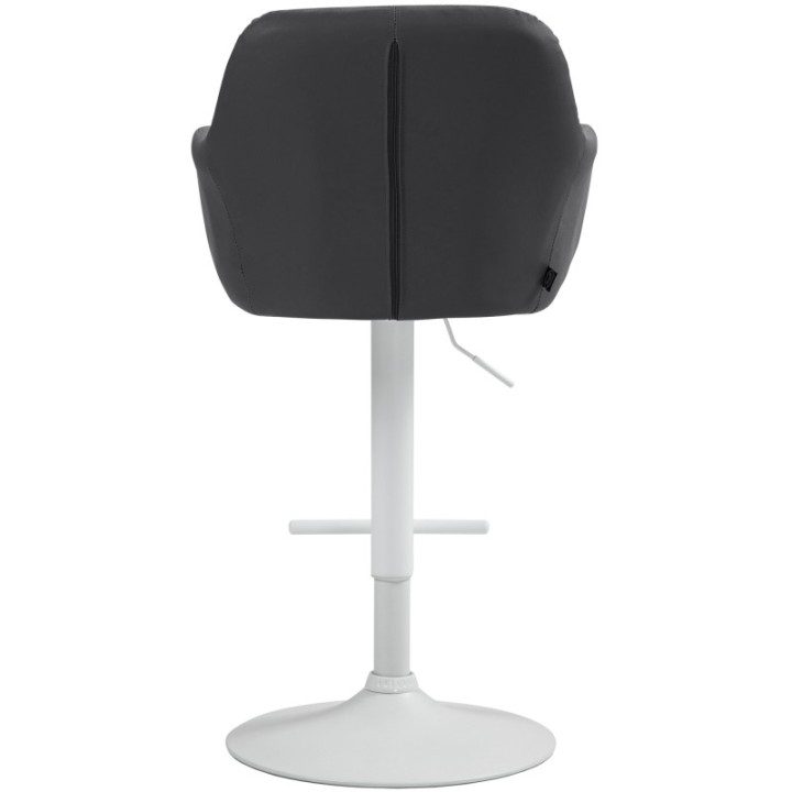 Barhocker Natoma Kunstleder weiß
