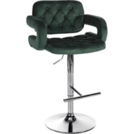 Barhocker Dublin Samt chrom