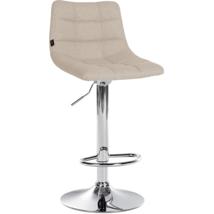 2er Set Barhocker Jerry Stoff chrom