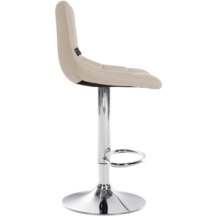 2er Set Barhocker Jerry Stoff chrom