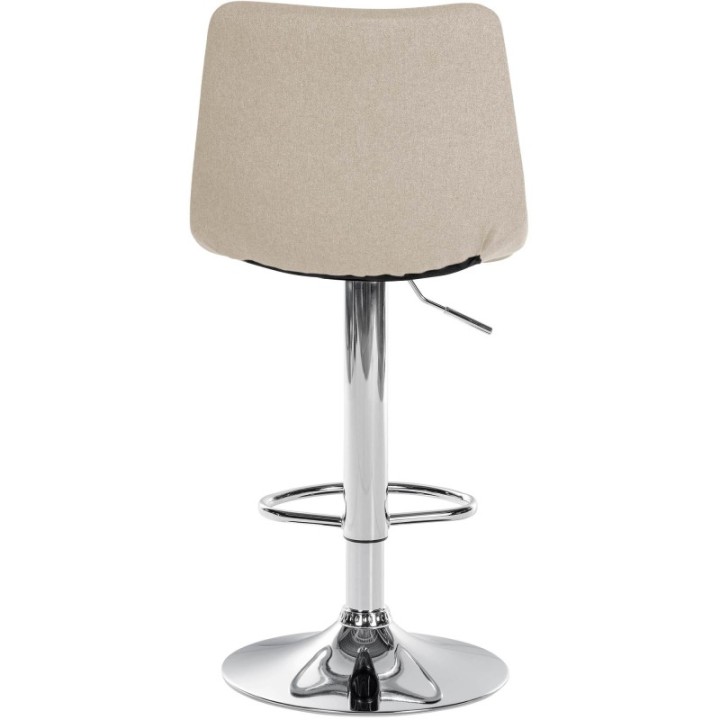 2er Set Barhocker Jerry Stoff chrom