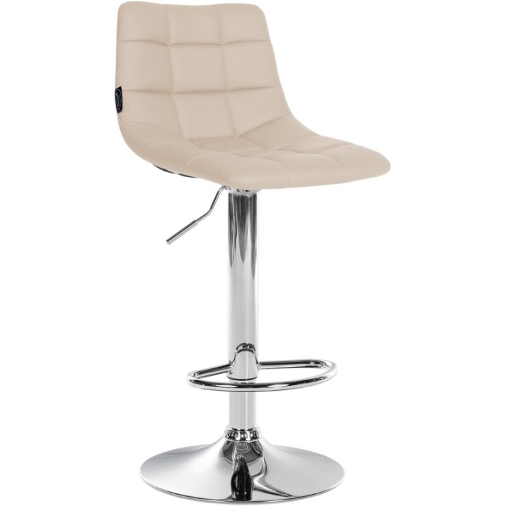 2er Set Barhocker Jerry Kunstleder chrom