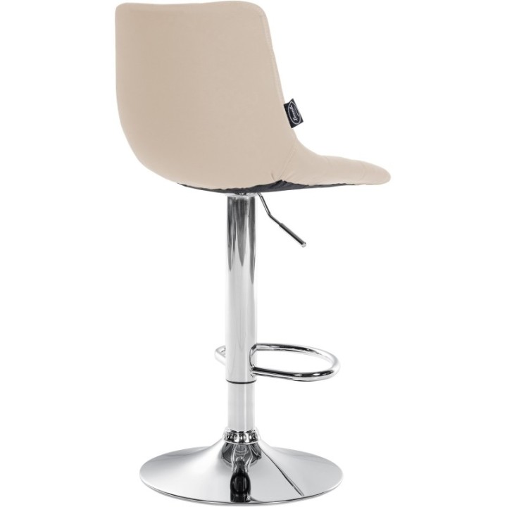 2er Set Barhocker Jerry Kunstleder chrom