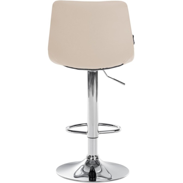2er Set Barhocker Jerry Kunstleder chrom