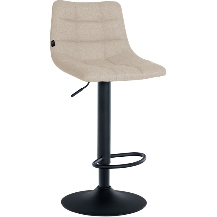2er Set Barhocker Jerry Stoff schwarz